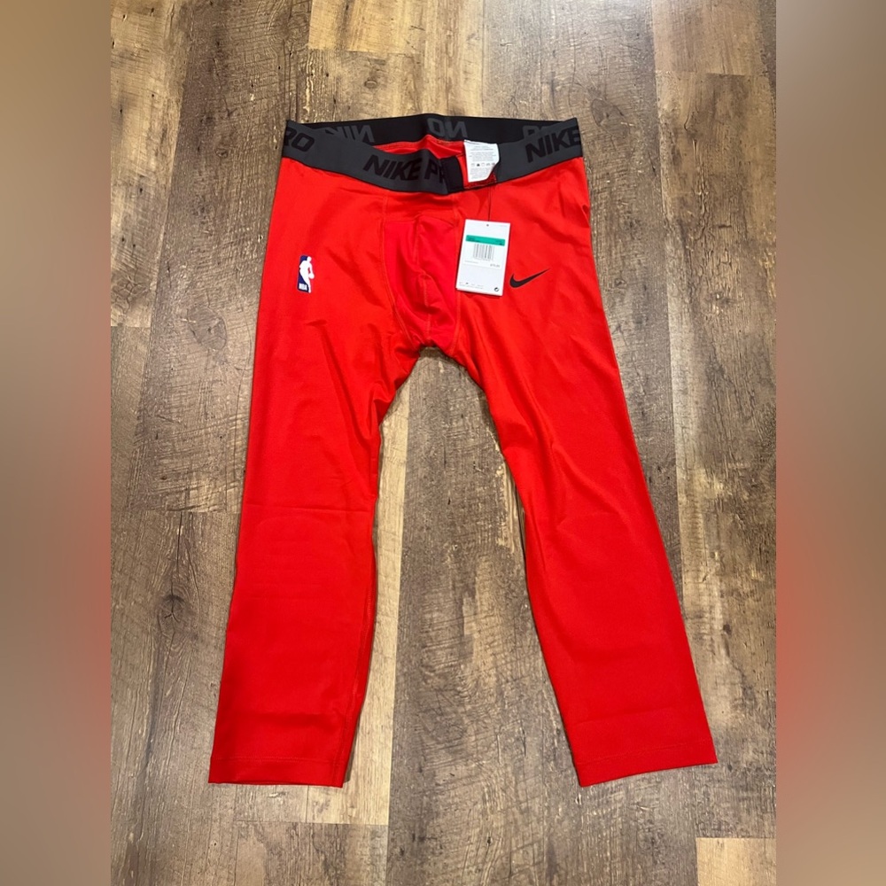 NIKE PRO NBA PLAYER 3/4 LENGTH BASKETBALL COMPRESSION PANTS XL DN1547-657 $75